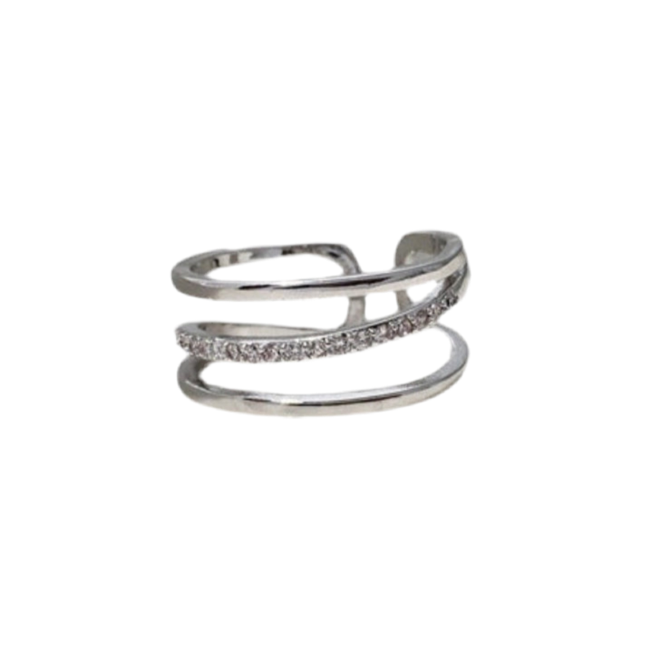 ‘Eternal Allure’ Adjustable Stainless Steel Ring