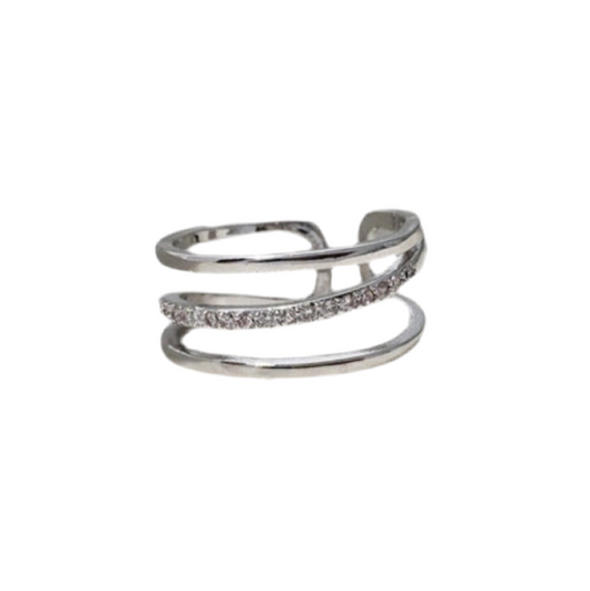 ‘Eternal Allure’ Adjustable Stainless Steel Ring