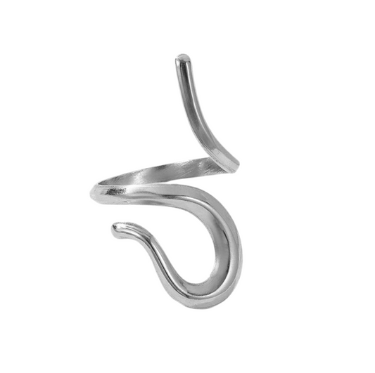 ‘Risqué’ Adjustable Stainless Steel Ring