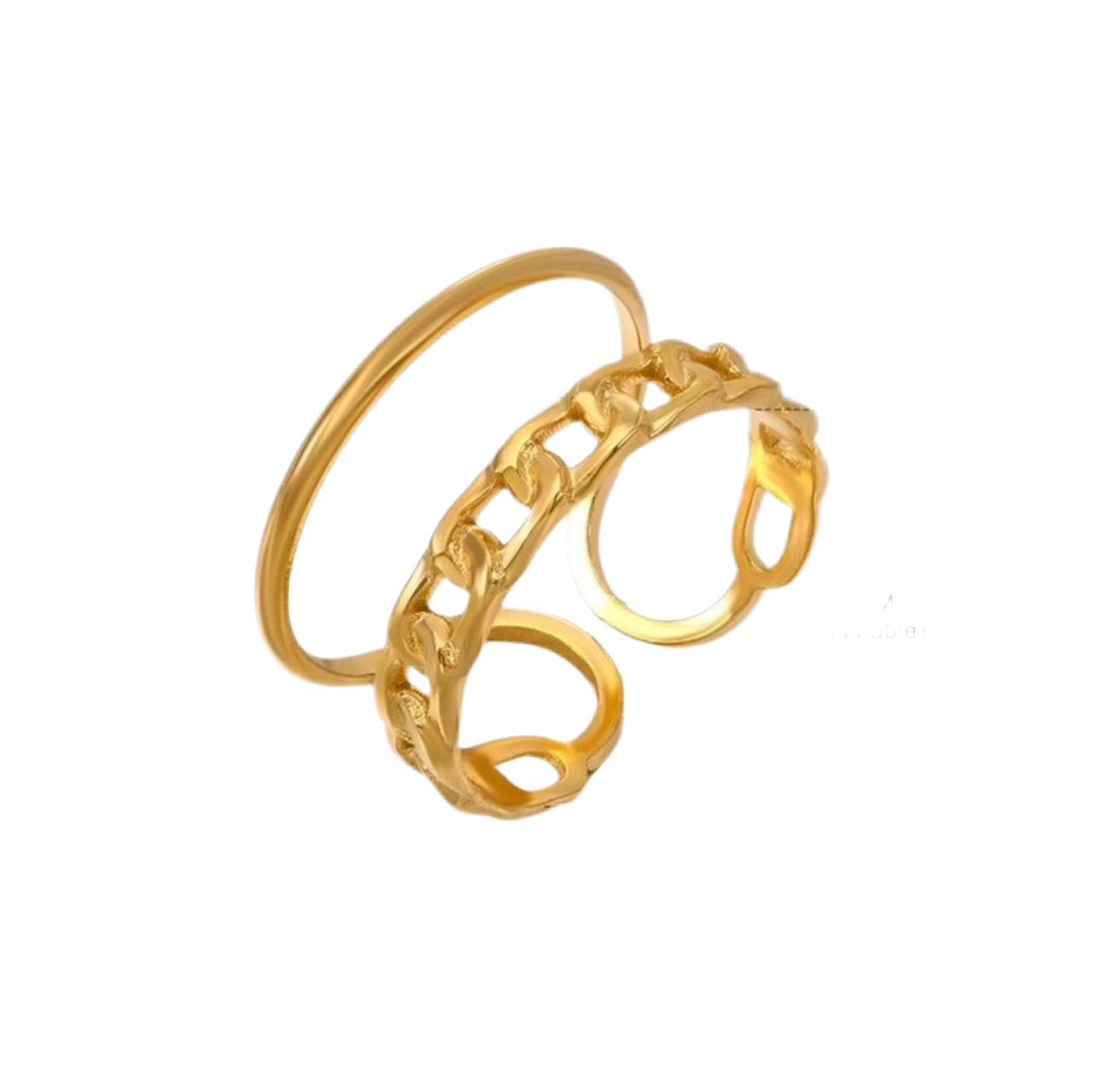 ‘Bold and Gold’ Adjustable Gold Ring