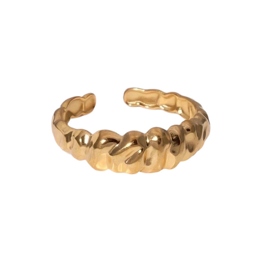 ‘More Than Looks’ Adjustable Gold Ring