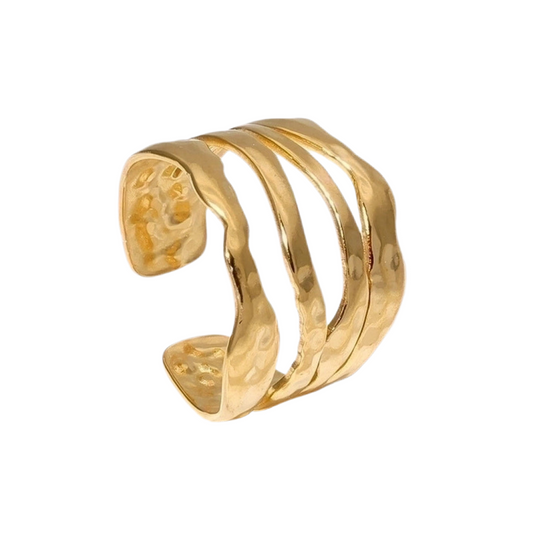 ‘Emily’ Adjustable Gold Ring