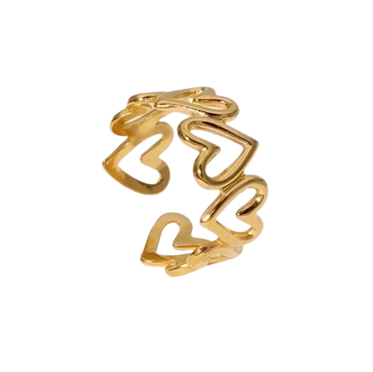 ‘Heart’s Desire’ Adjustable Gold Ring