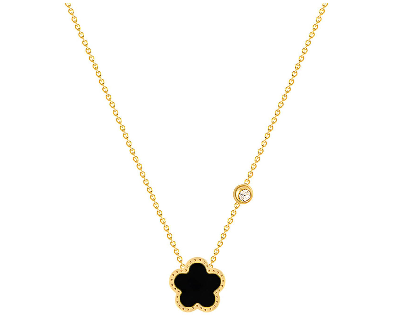 ‘Blossom’ Flower Gold Necklace.