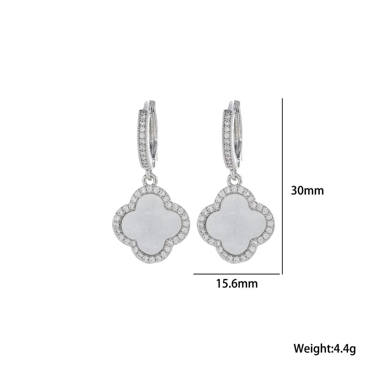 ‘Lucky Charm’ Silver Earrings