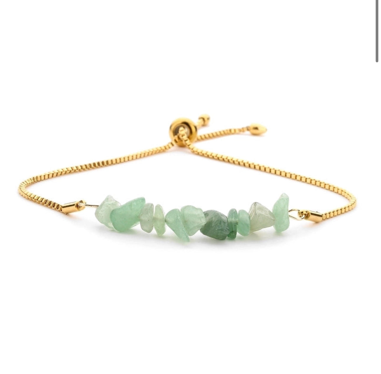 Natural Stone Gold Bracelet