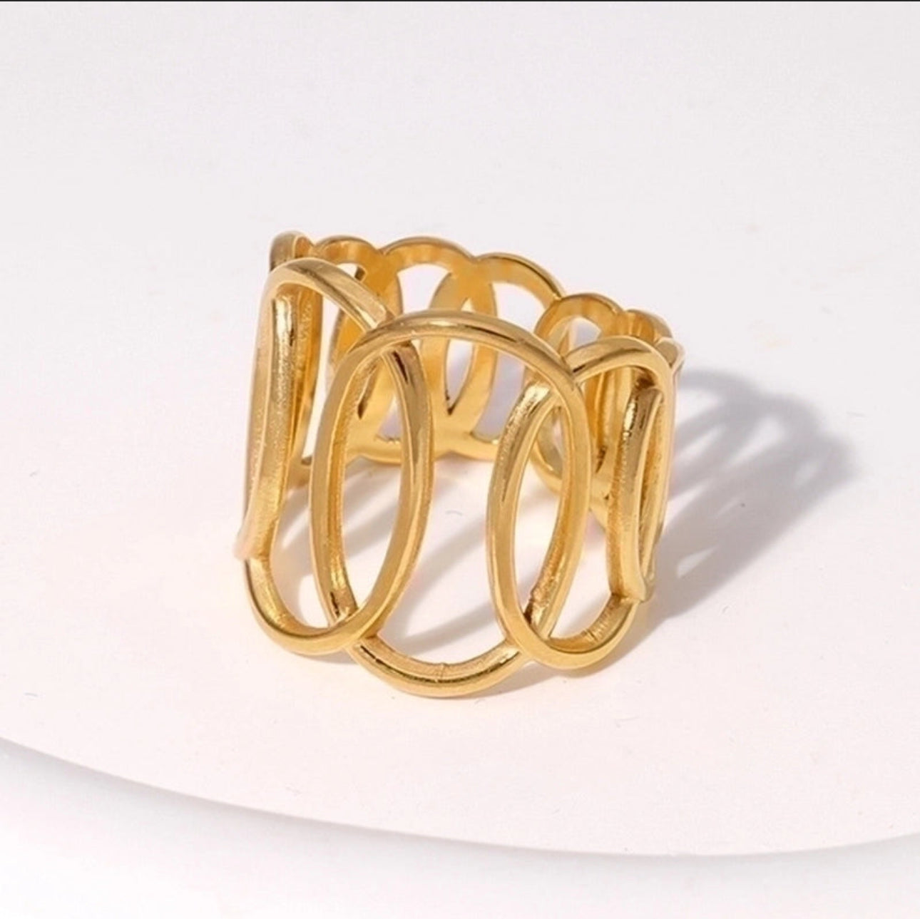 ‘Rosie’ Adjustable Gold Ring