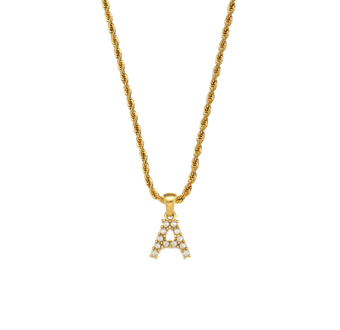 ‘Nikki’ Letter Gold Necklace