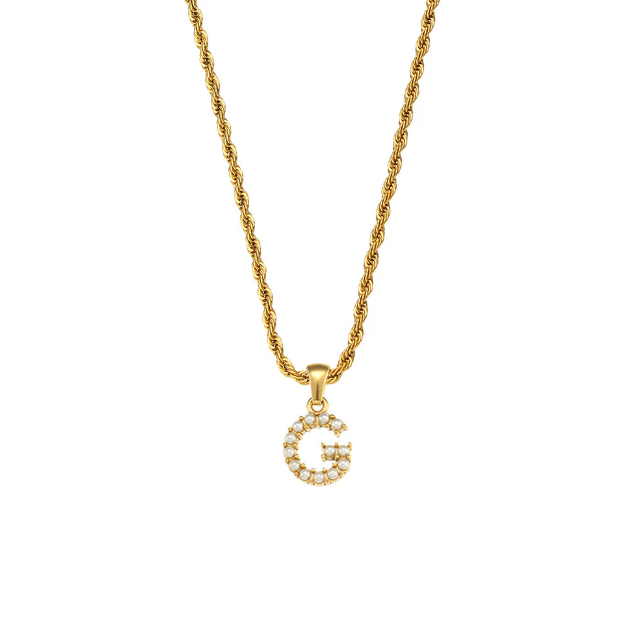 ‘Nikki’ Letter Gold Necklace