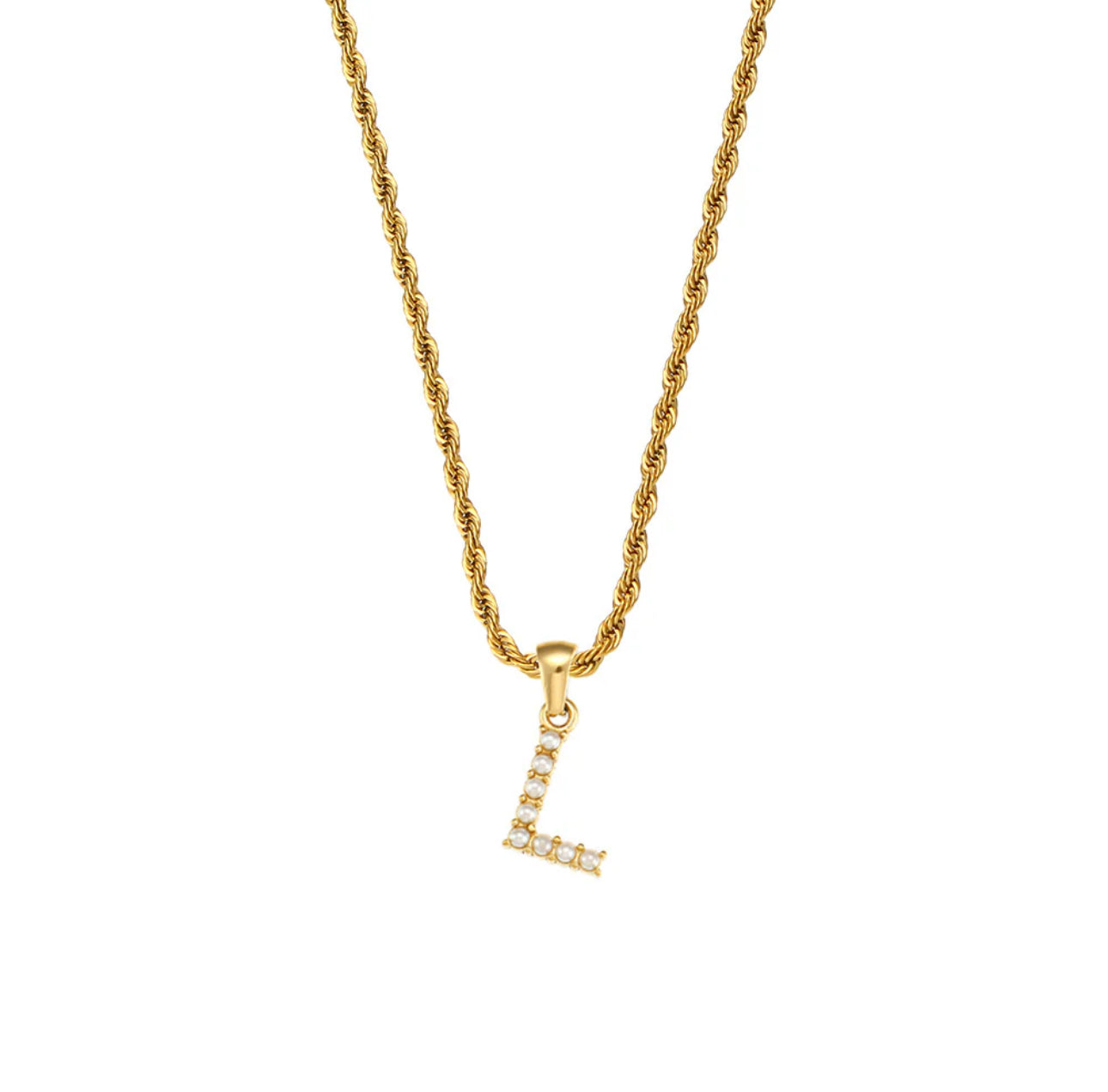 ‘Nikki’ Letter Gold Necklace