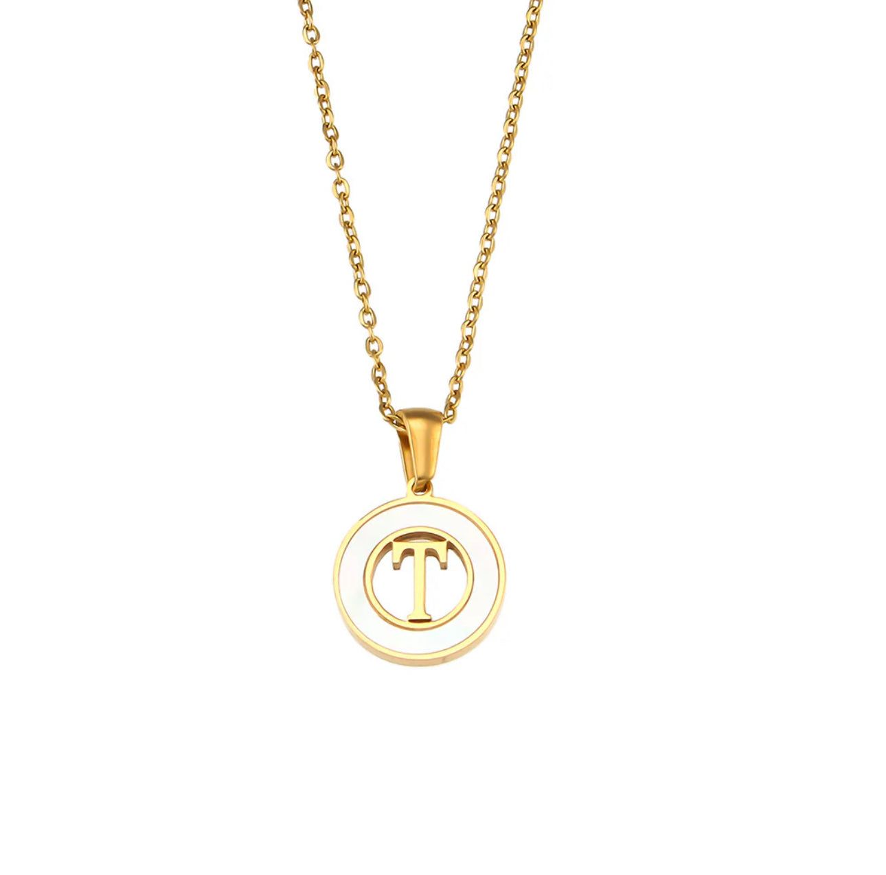 ‘Lillah’ Initial Gold Necklace