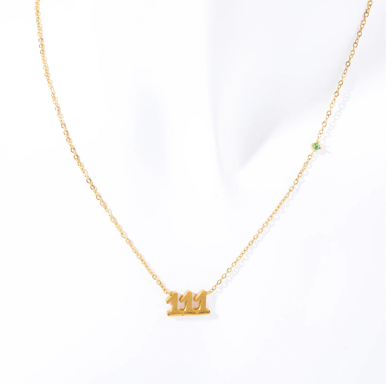 ‘Angel Numbers’ Gold Necklace