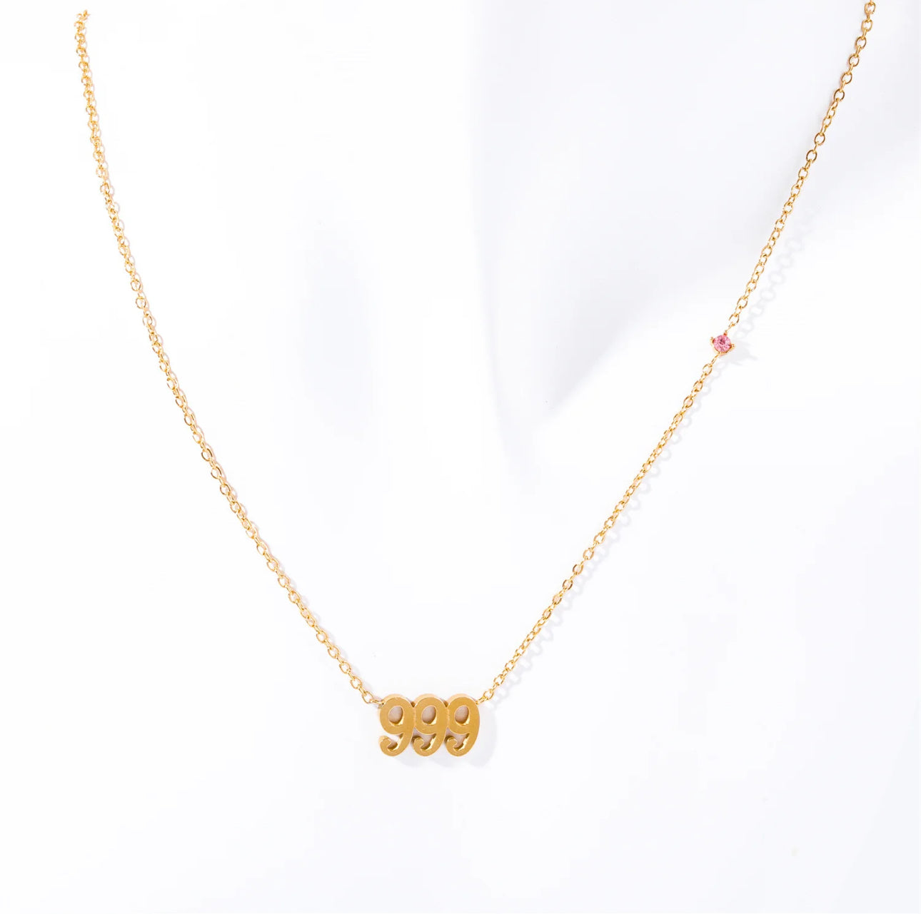 ‘Angel Numbers’ Gold Necklace