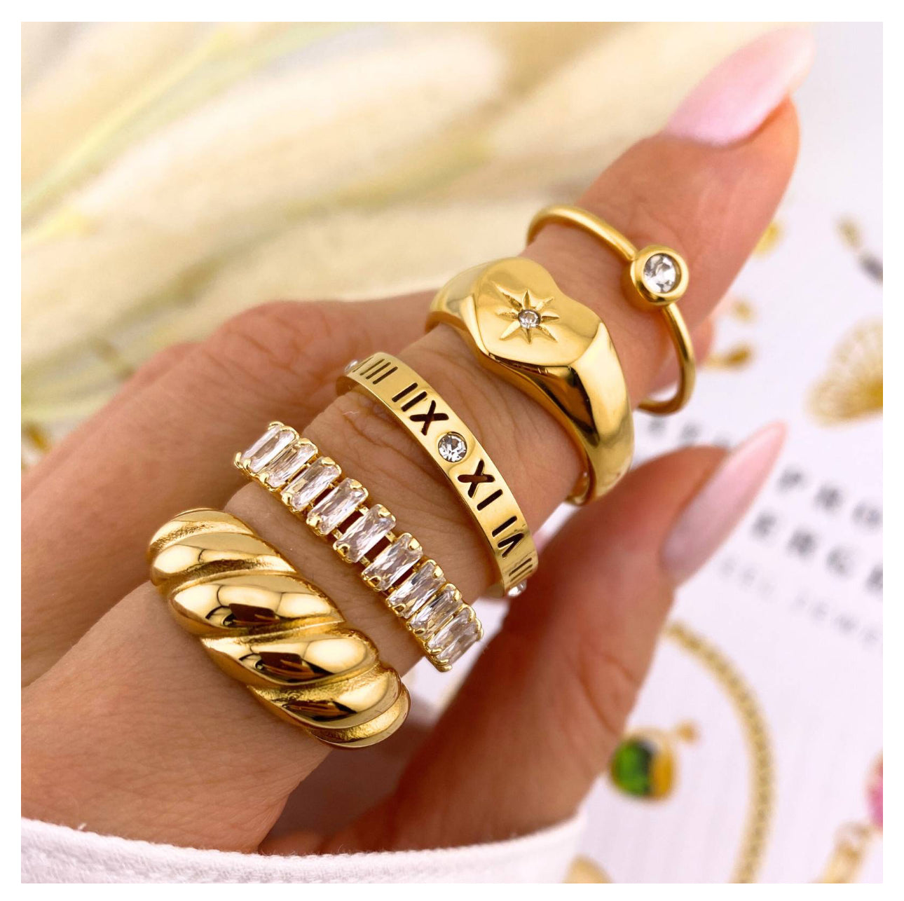 ‘Roman’ Gold Ring