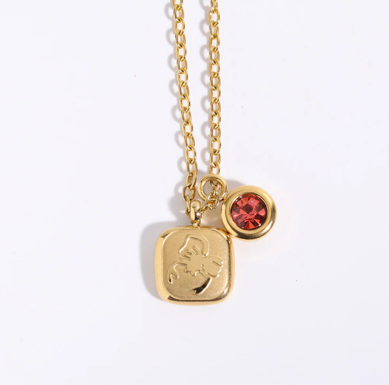 ‘Expressive Zodiac’ Gold Necklace