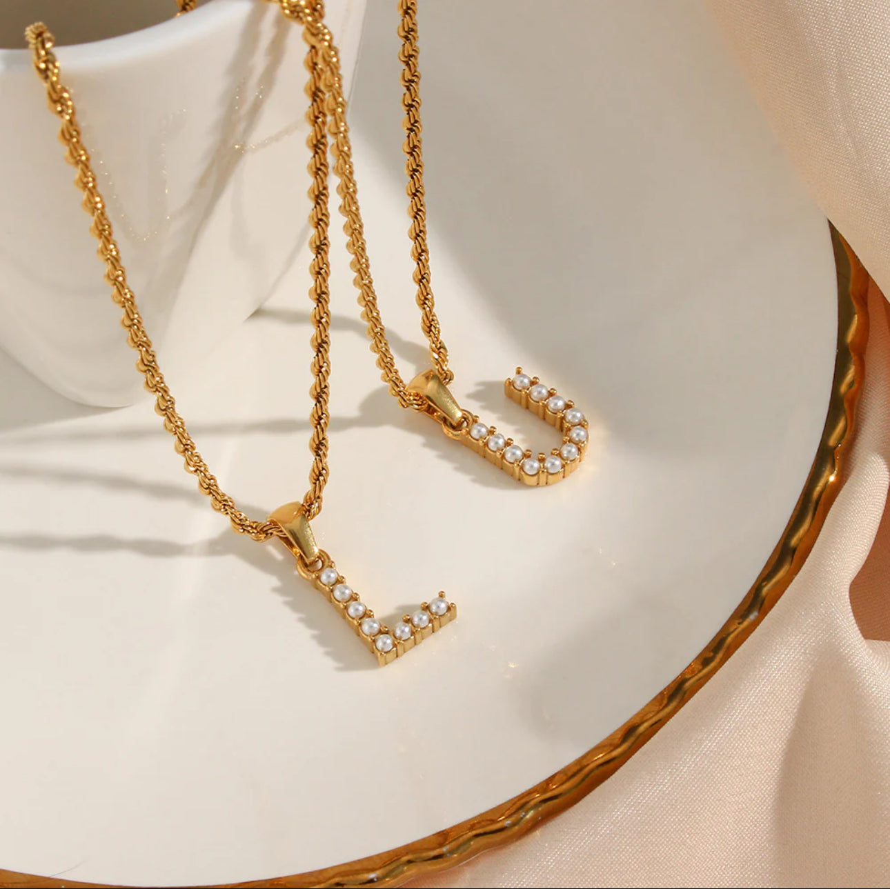 ‘Nikki’ Letter Gold Necklace