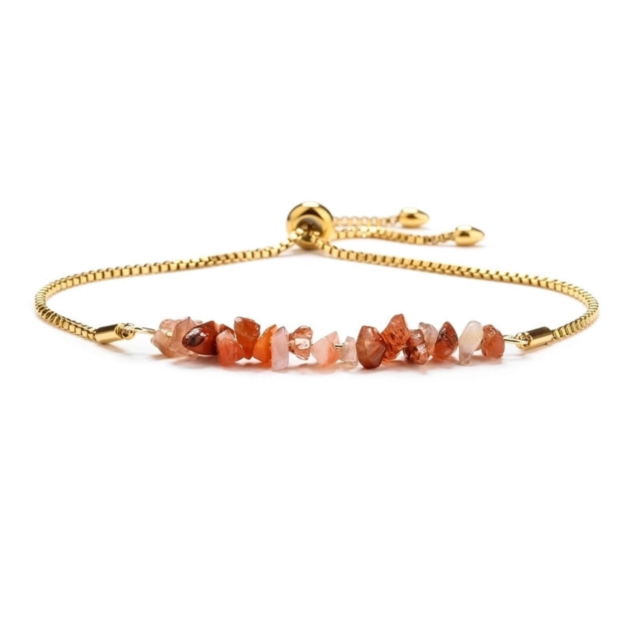 Natural Stone Gold Bracelet