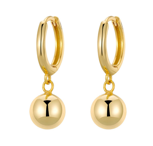 ’Erin’ Gold Hoop Earrings