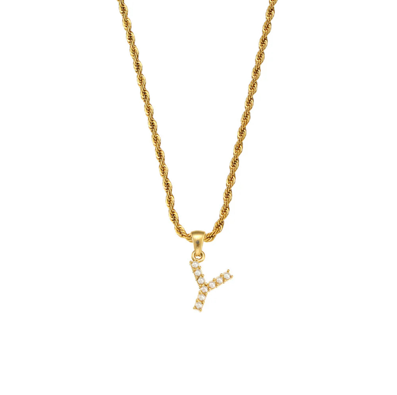 ‘Nikki’ Letter Gold Necklace