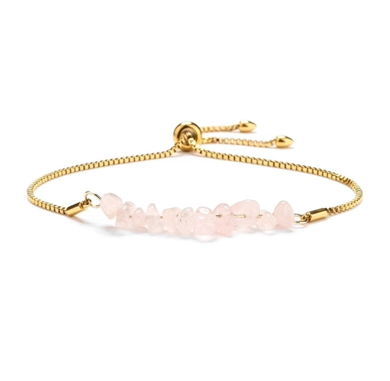 Natural Stone Gold Bracelet