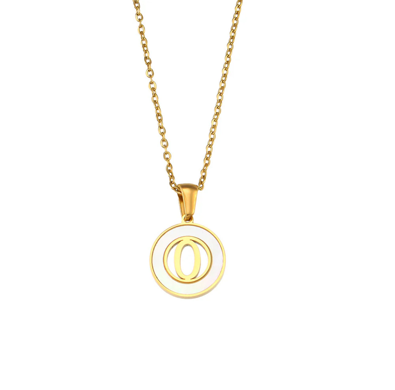 ‘Lillah’ Initial Gold Necklace