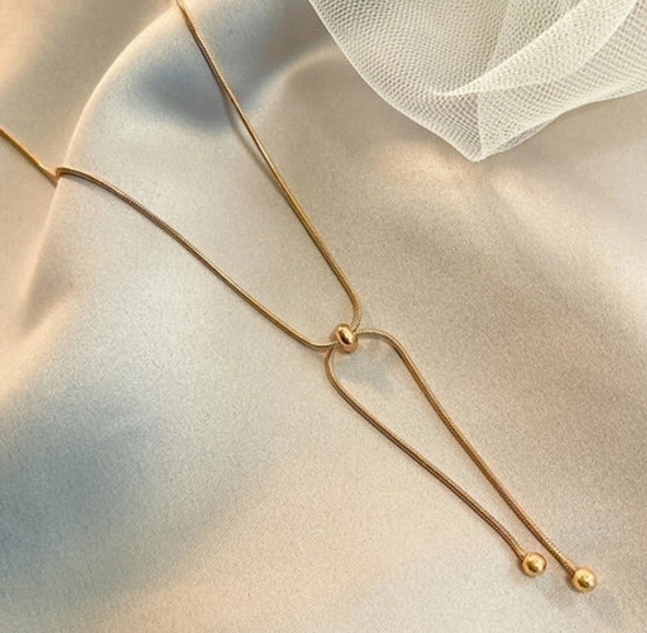 ‘Amanda’ Gold Necklace