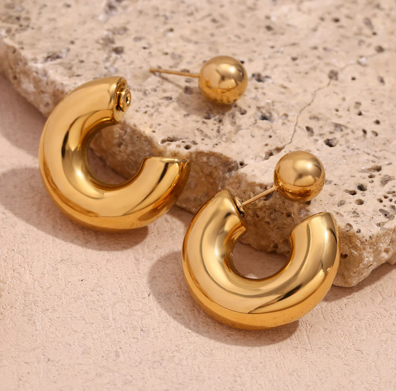 ‘Alanna’ Luxury Gold Earrings