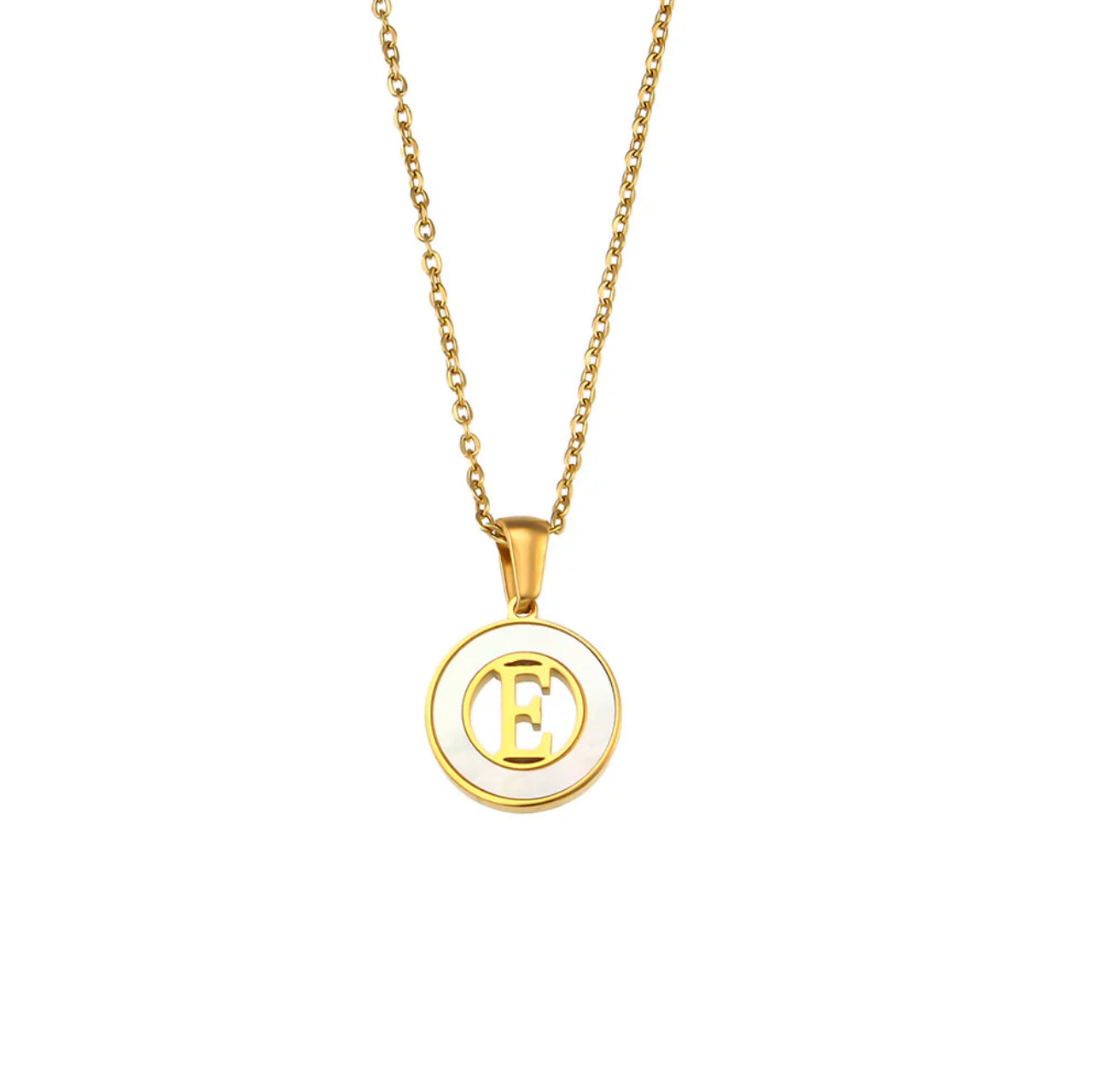 ‘Lillah’ Initial Gold Necklace