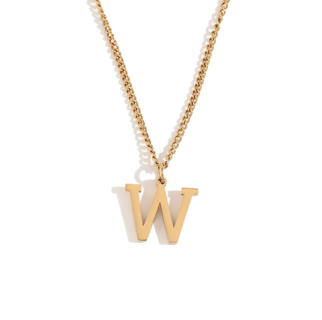 ‘Leah’ Gold Initial Necklace