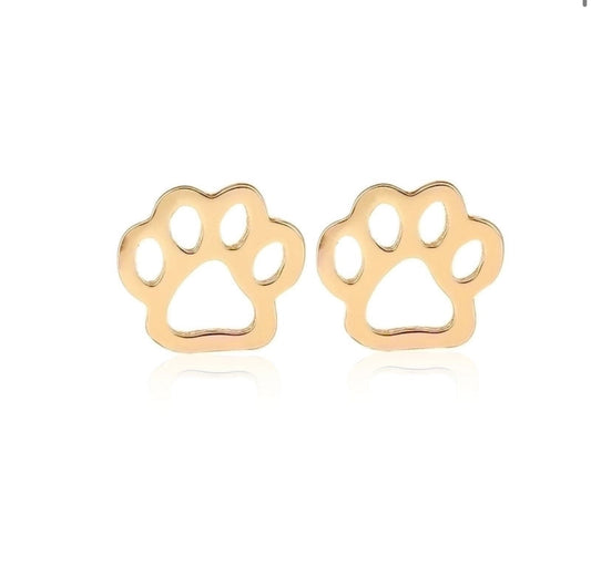 Paw Stud Earrings