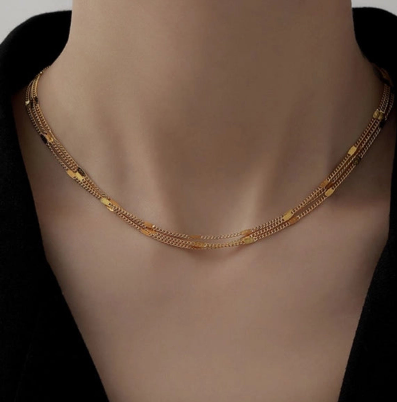 ‘Heavenly Temptation’ Gold Layered Necklace