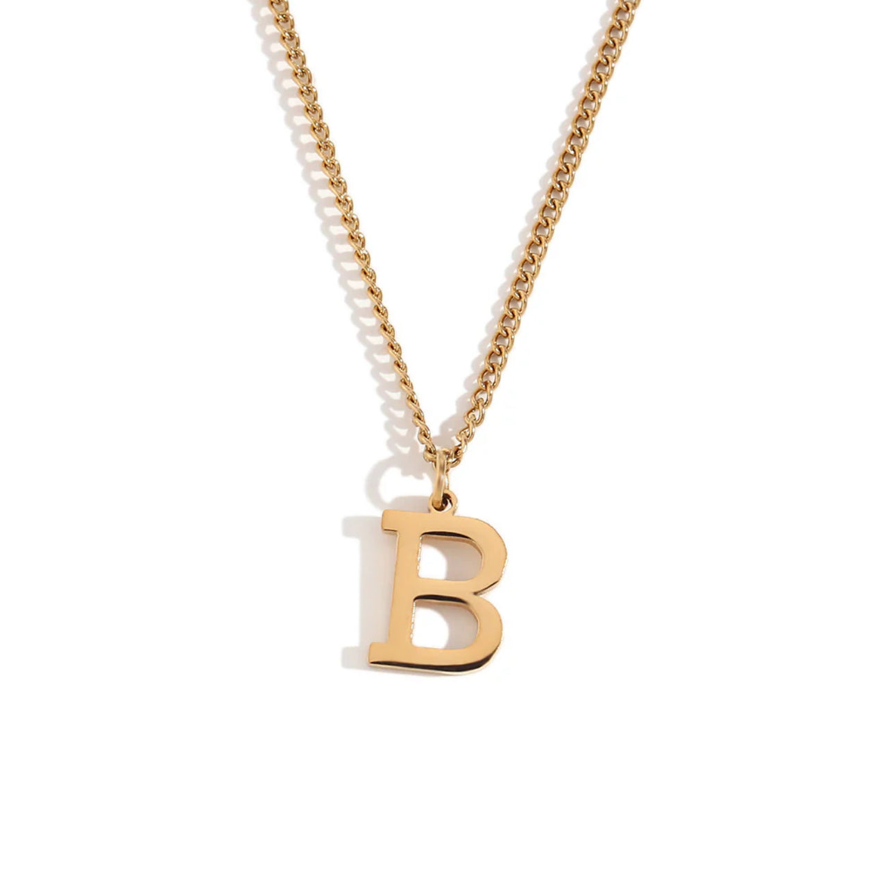 ‘Leah’ Gold Initial Necklace