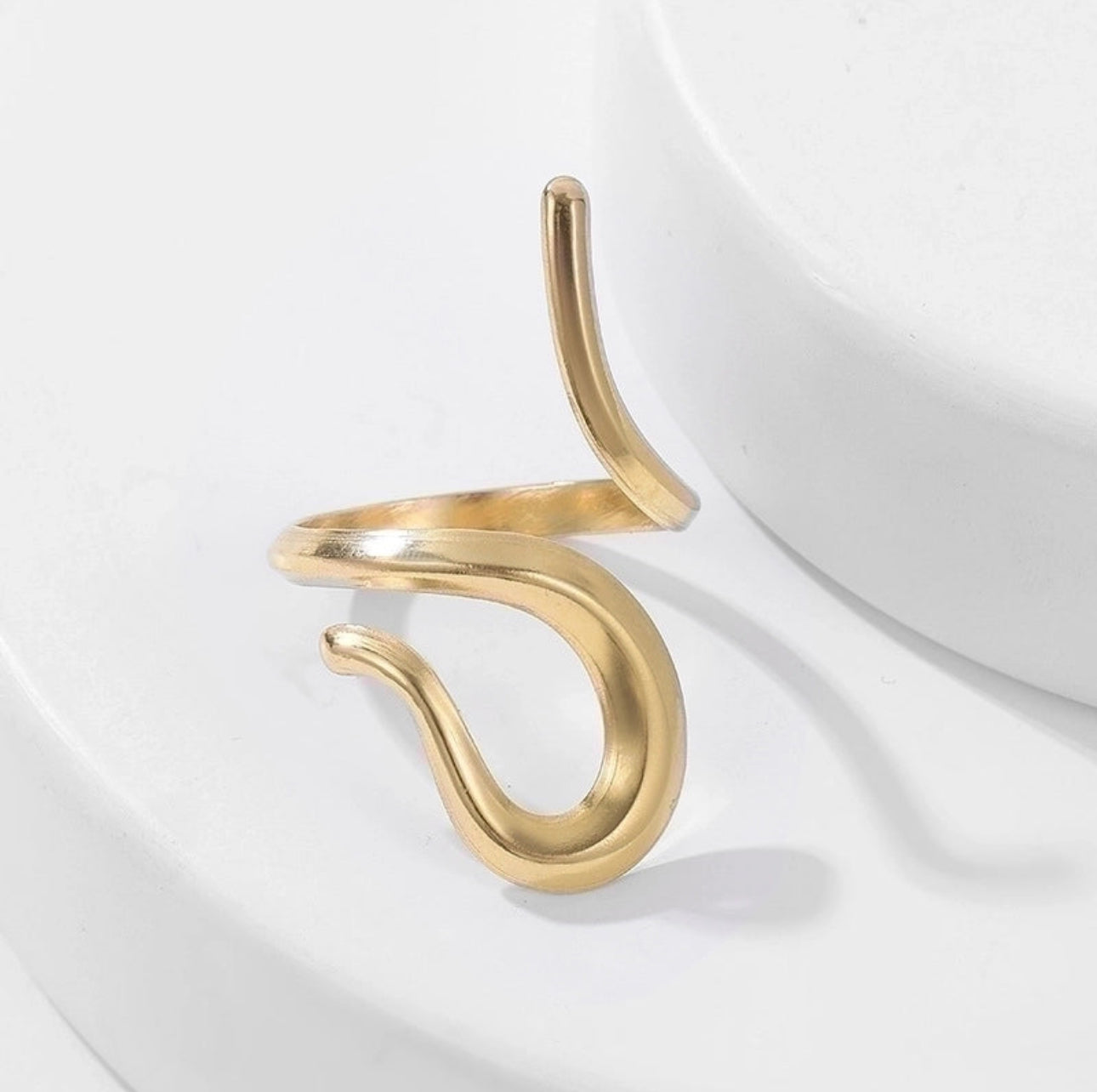 ‘Risqué’ Adjustable Gold Ring