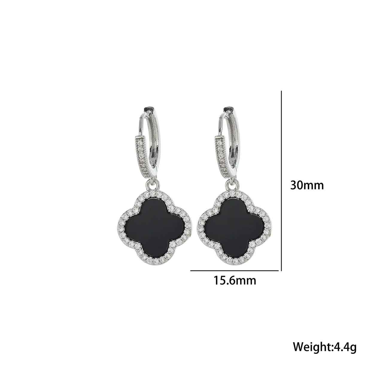 ‘Lucky Charm’ Silver Earrings