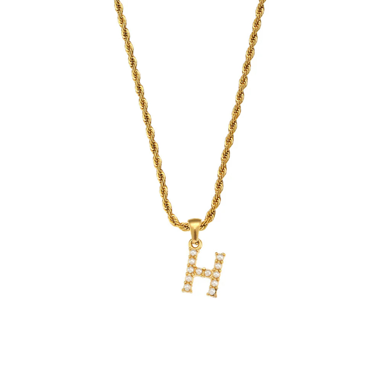 ‘Nikki’ Letter Gold Necklace