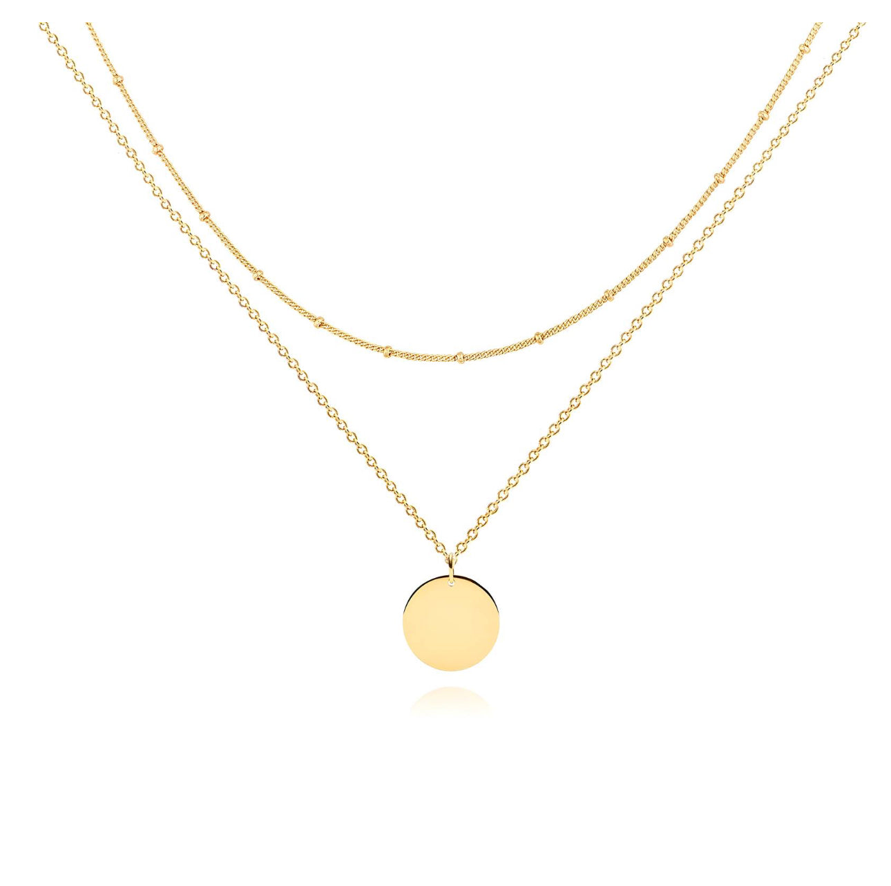 ‘Circled In On You’ Gold Layered Necklace