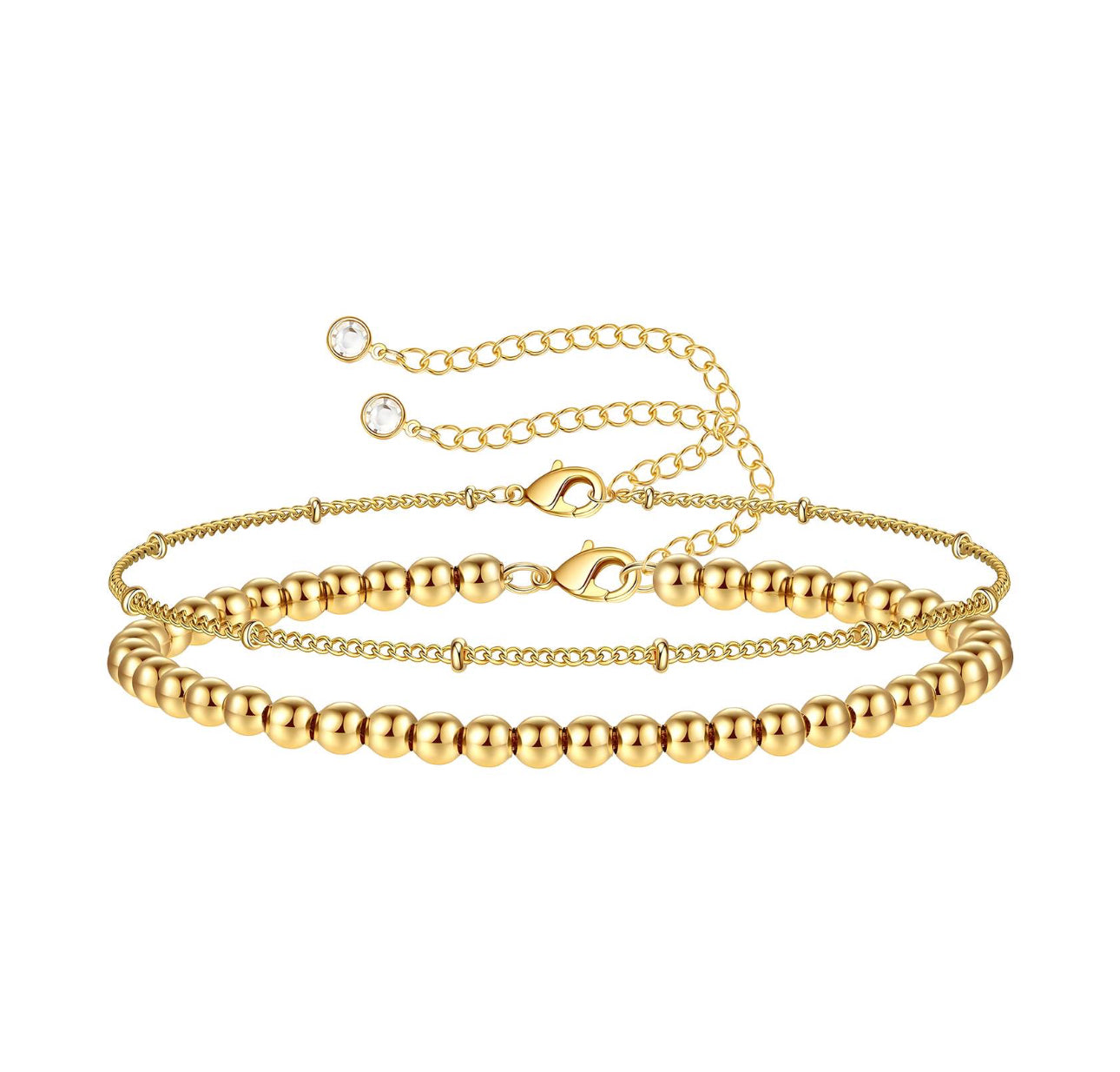 ‘Chain To Your Ball’ Gold Bracelet set.