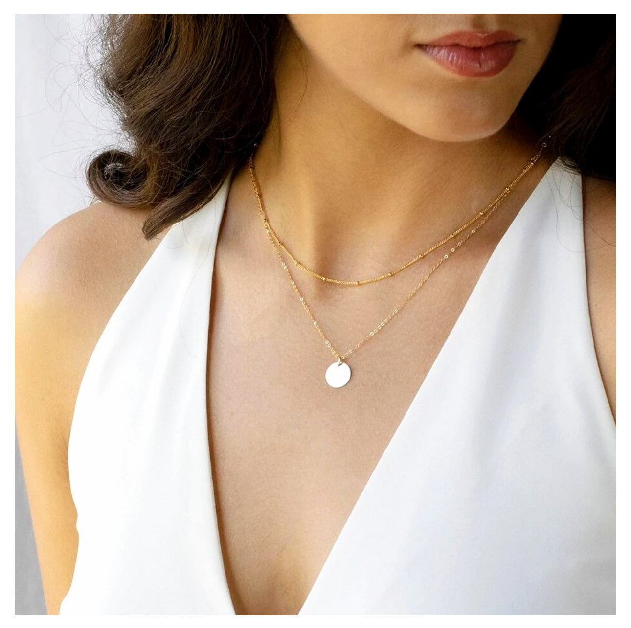 ‘Circled In On You’ Gold Layered Necklace