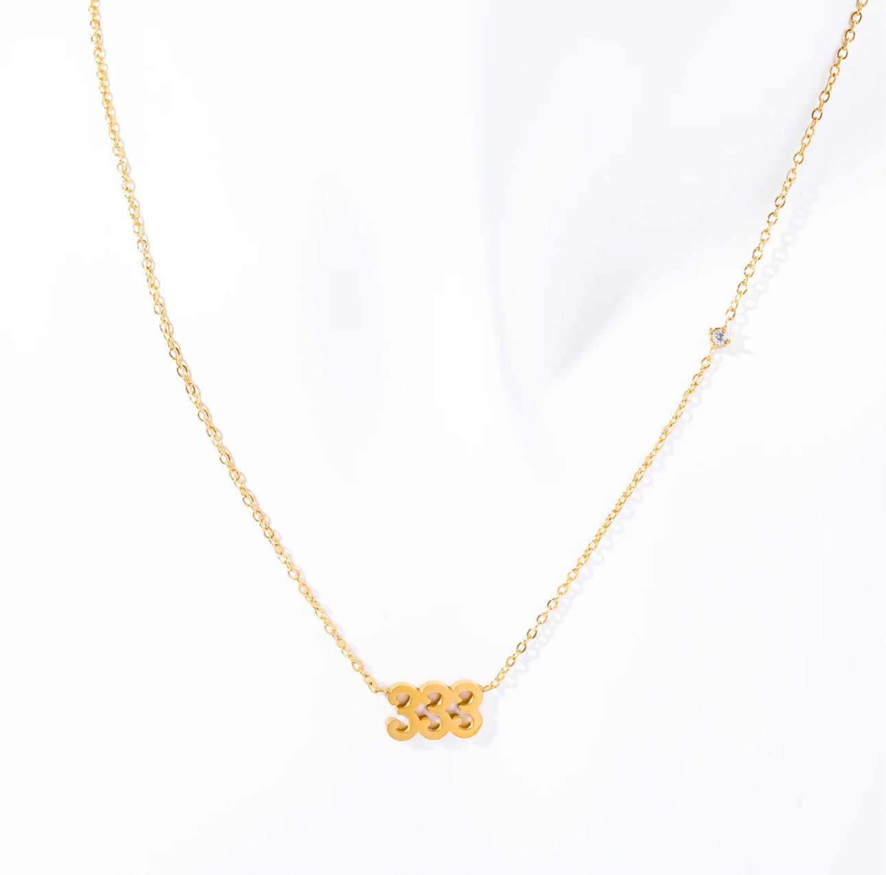 ‘Angel Numbers’ Gold Necklace