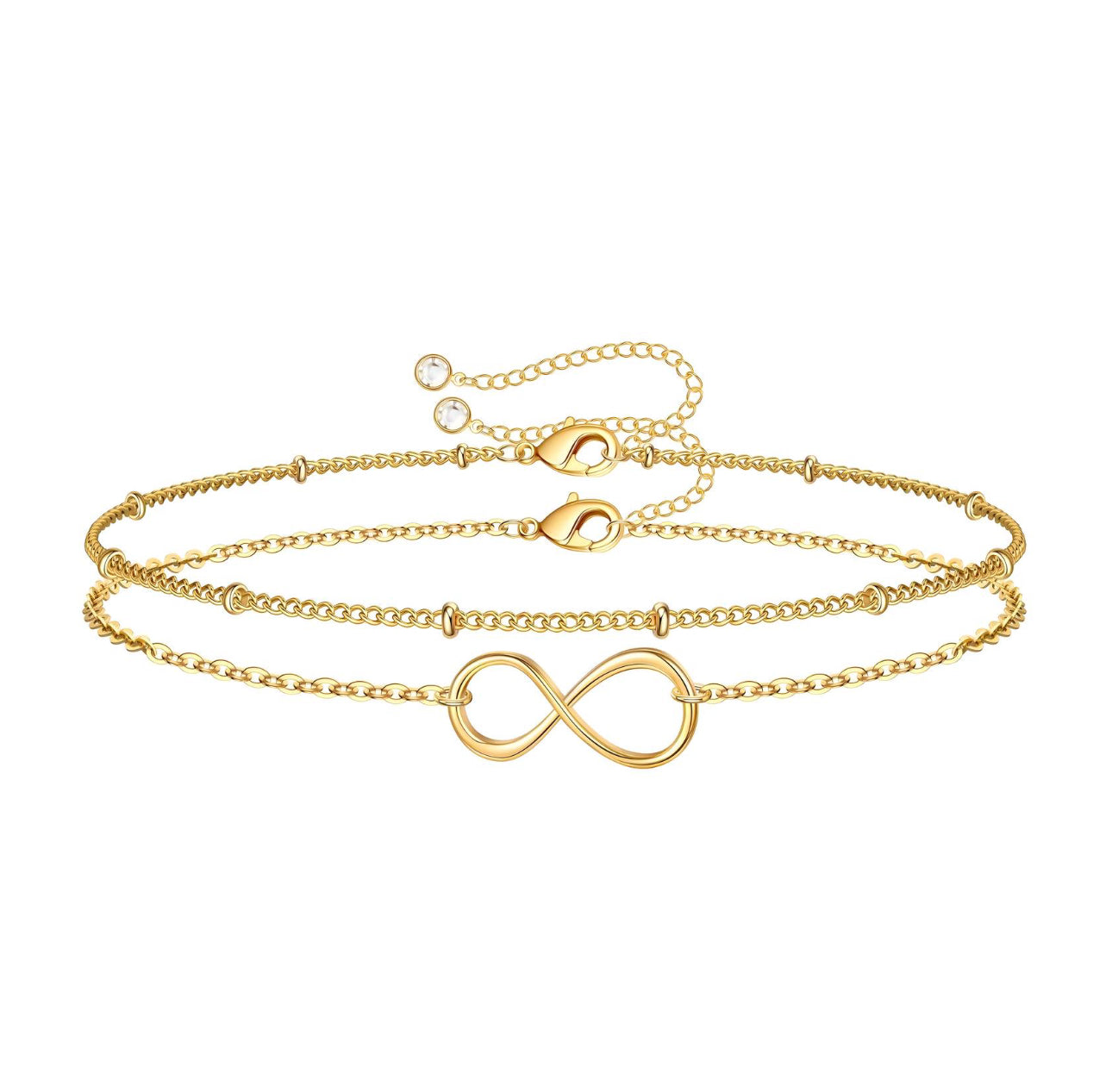 ‘I Infinity You’ Gold Bracelet