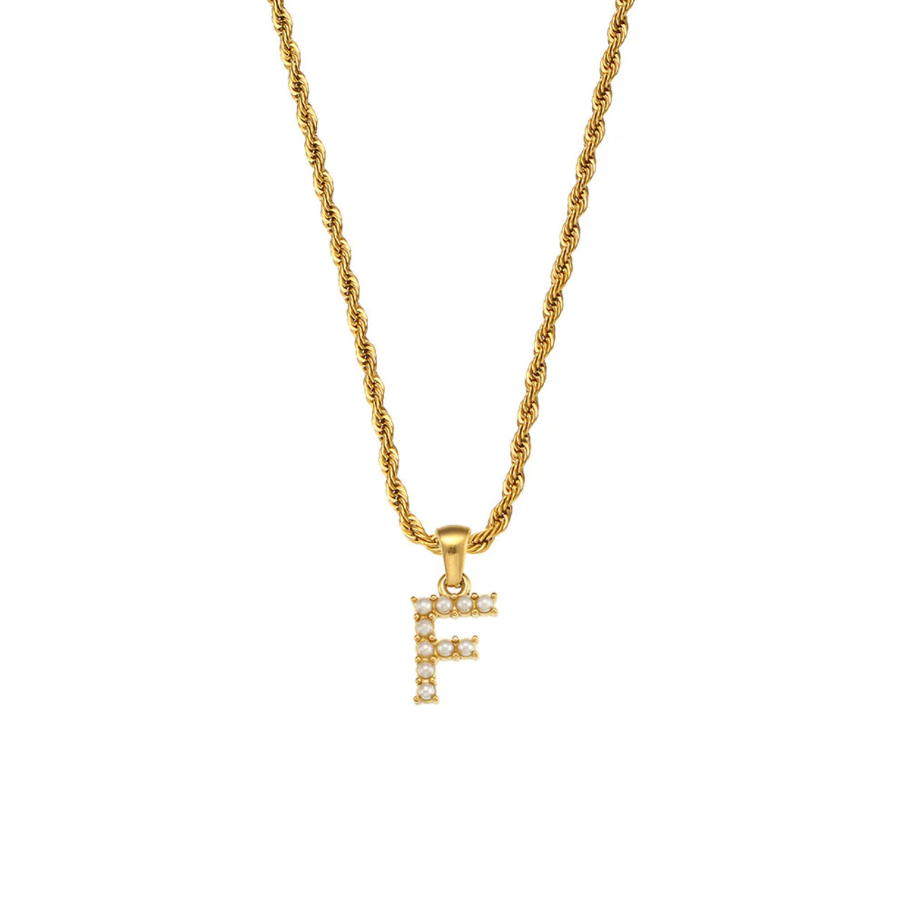 ‘Nikki’ Letter Gold Necklace