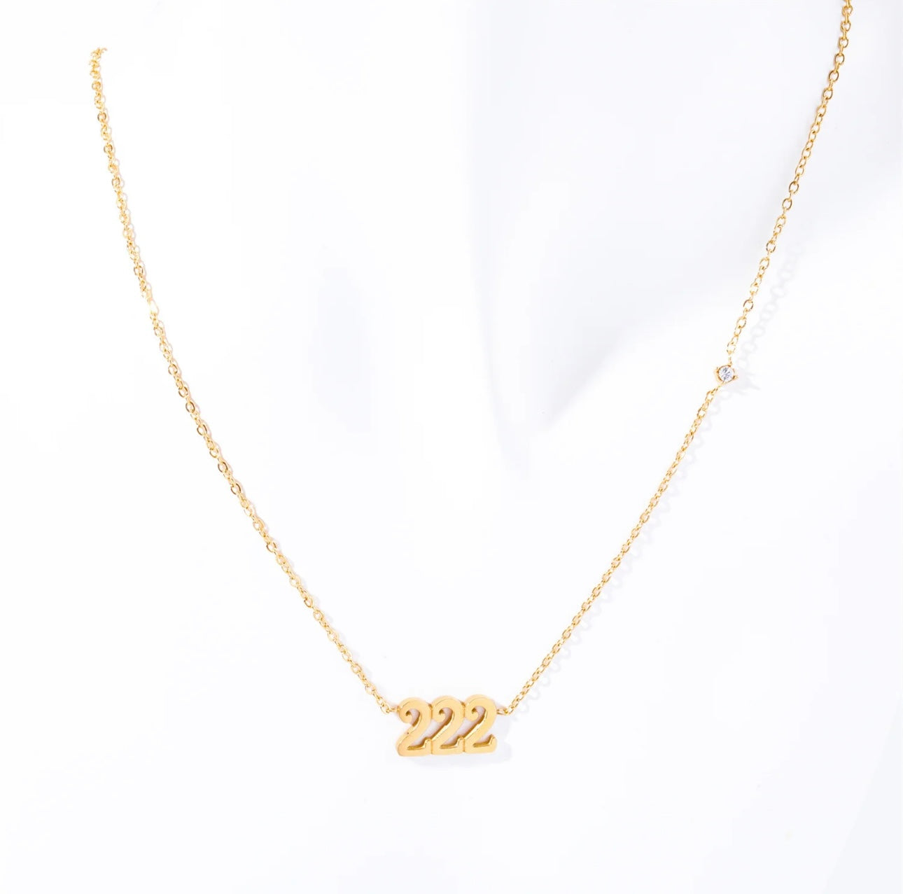 ‘Angel Numbers’ Gold Necklace