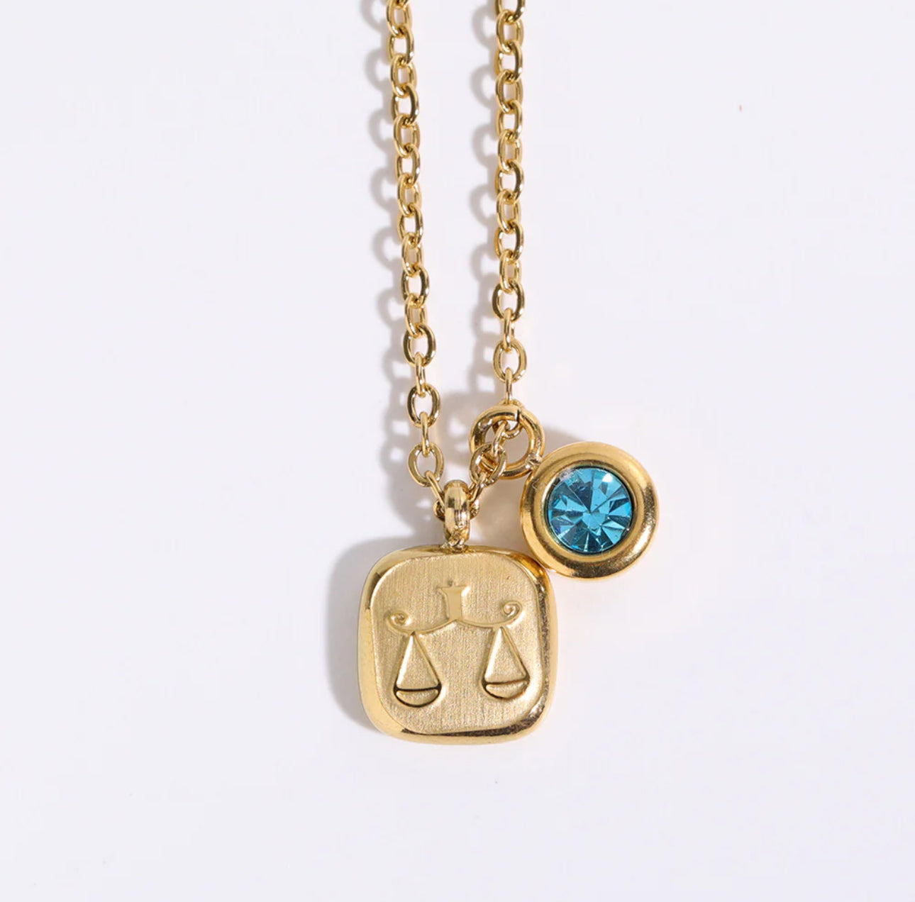 ‘Expressive Zodiac’ Gold Necklace