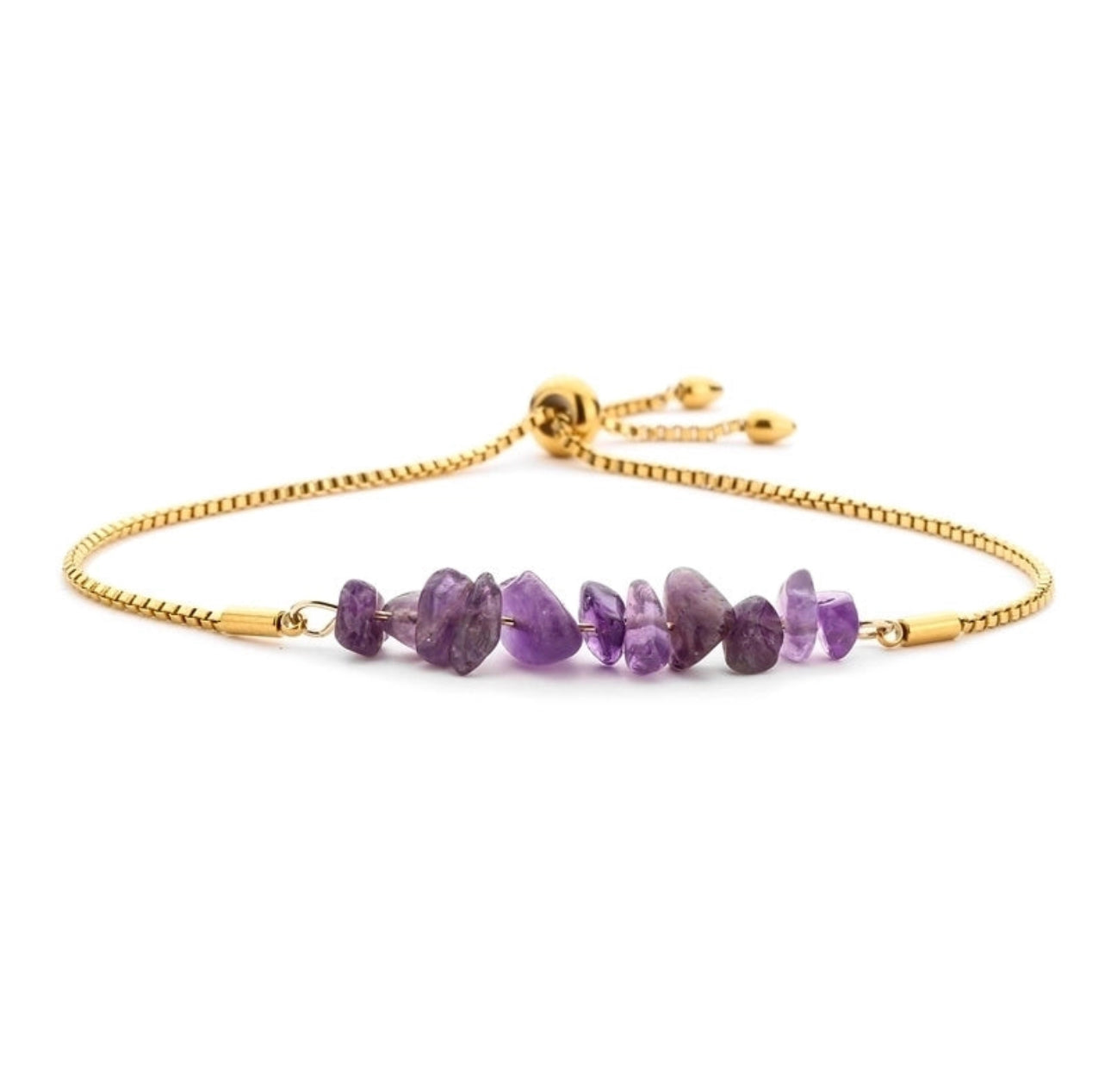 Natural Stone Gold Bracelet