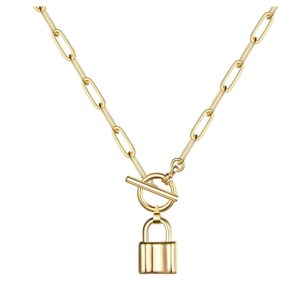 ‘Secured In Gold’ 18K Gold plated Necklace