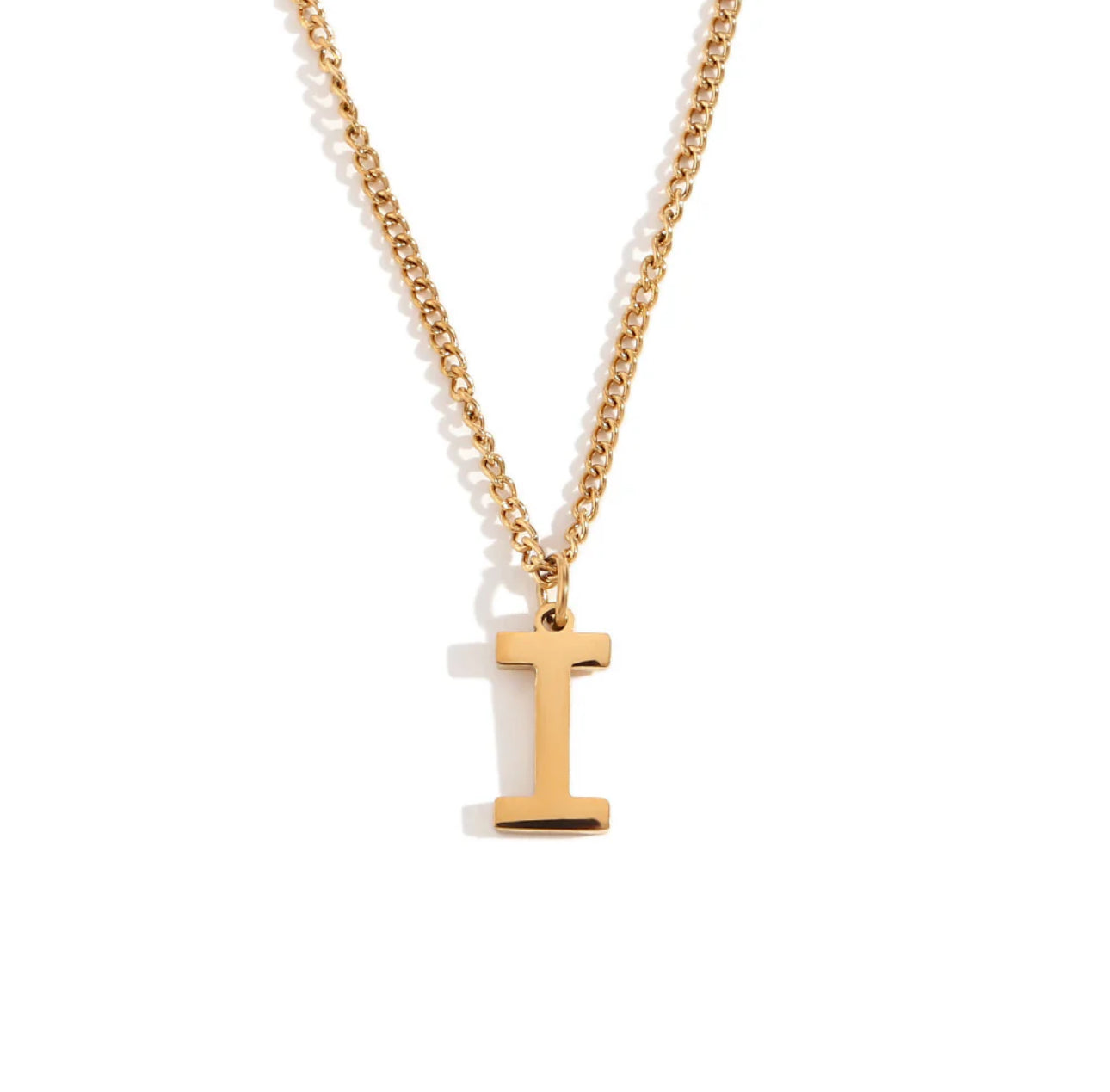 ‘Leah’ Gold Initial Necklace