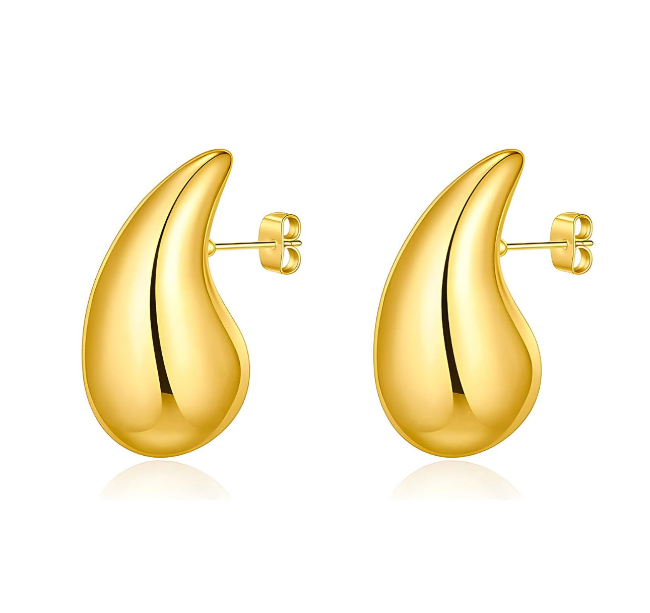 ‘Sea’ Gold Earrings