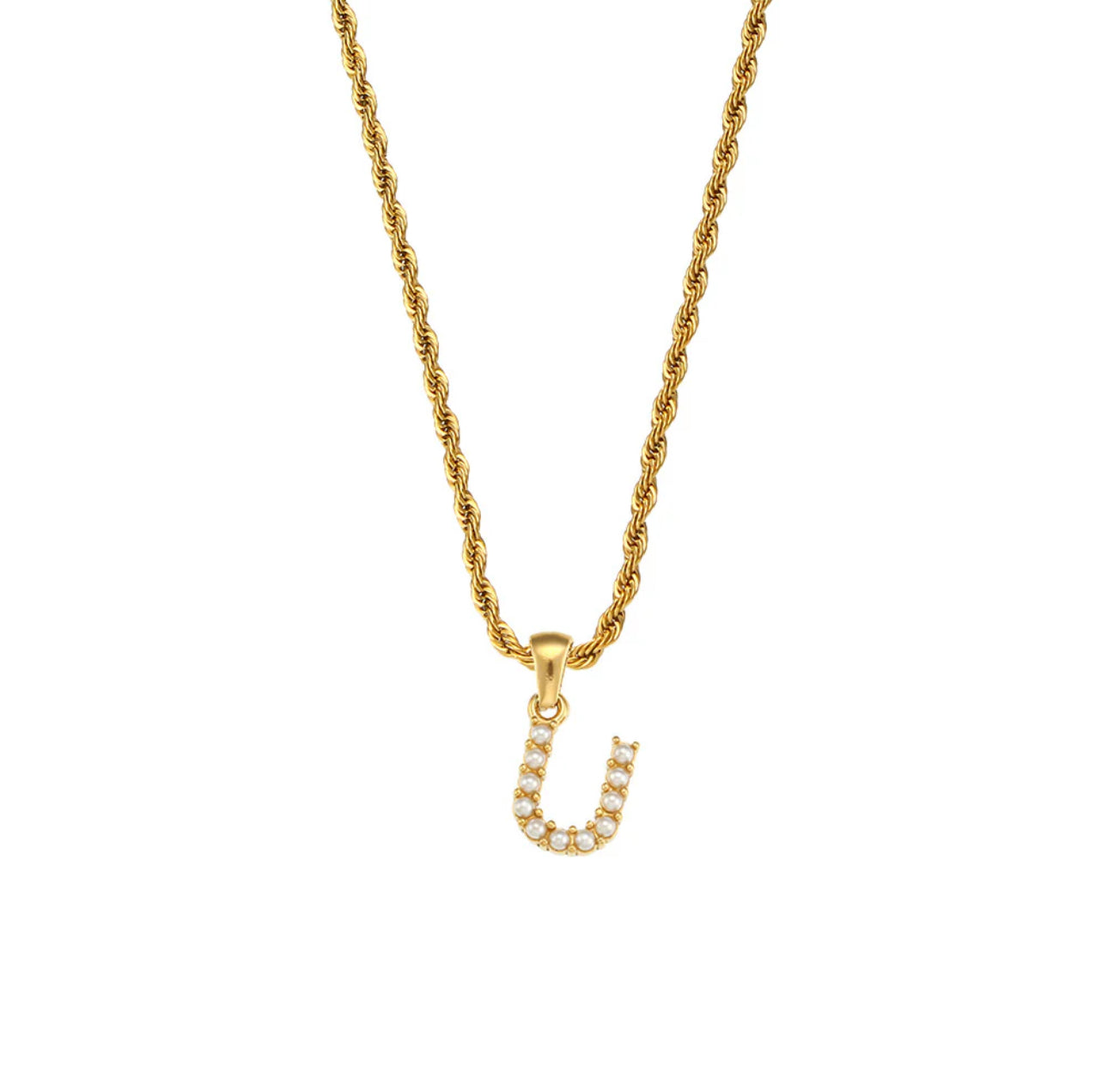 ‘Nikki’ Letter Gold Necklace