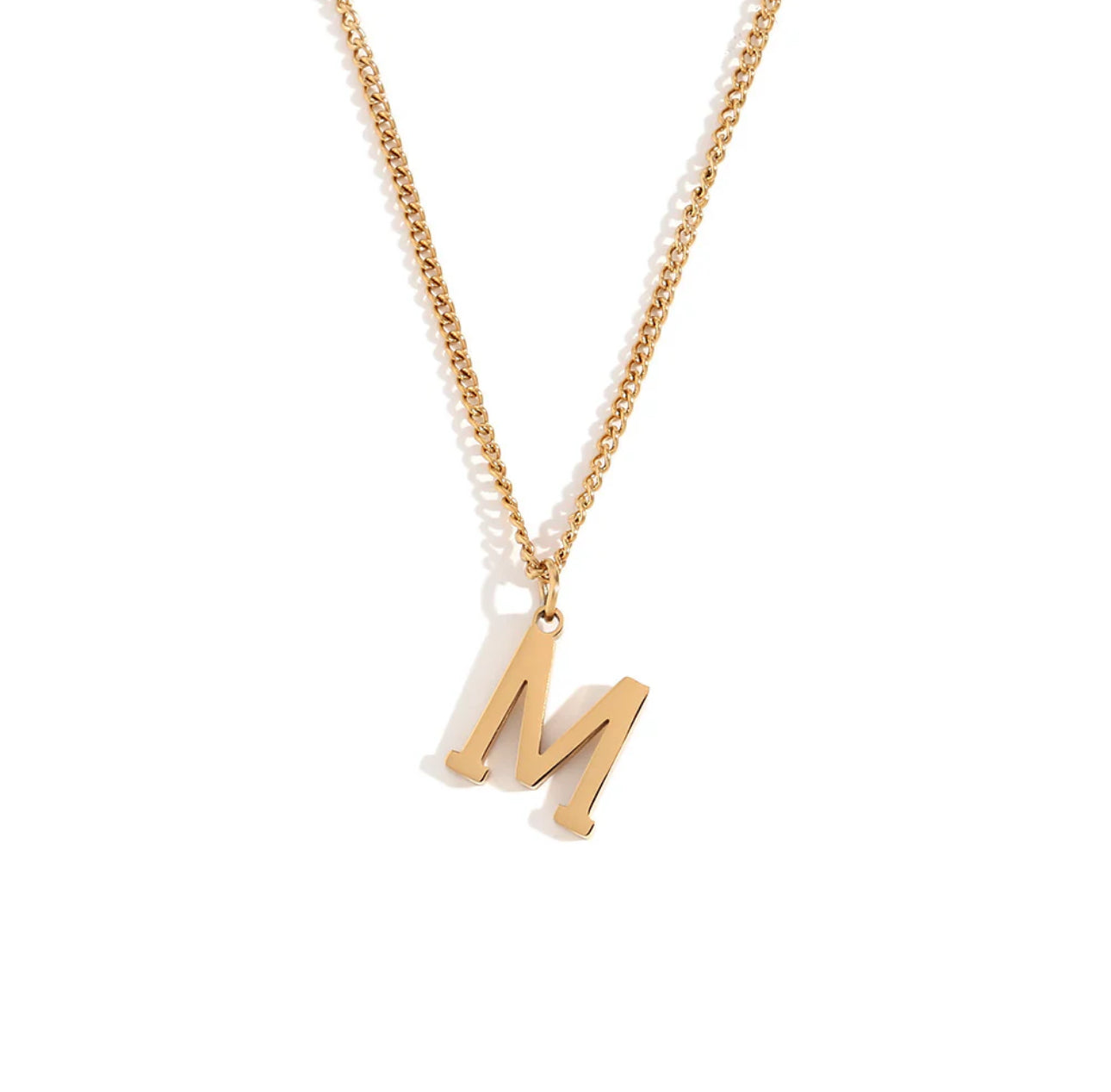 ‘Leah’ Gold Initial Necklace