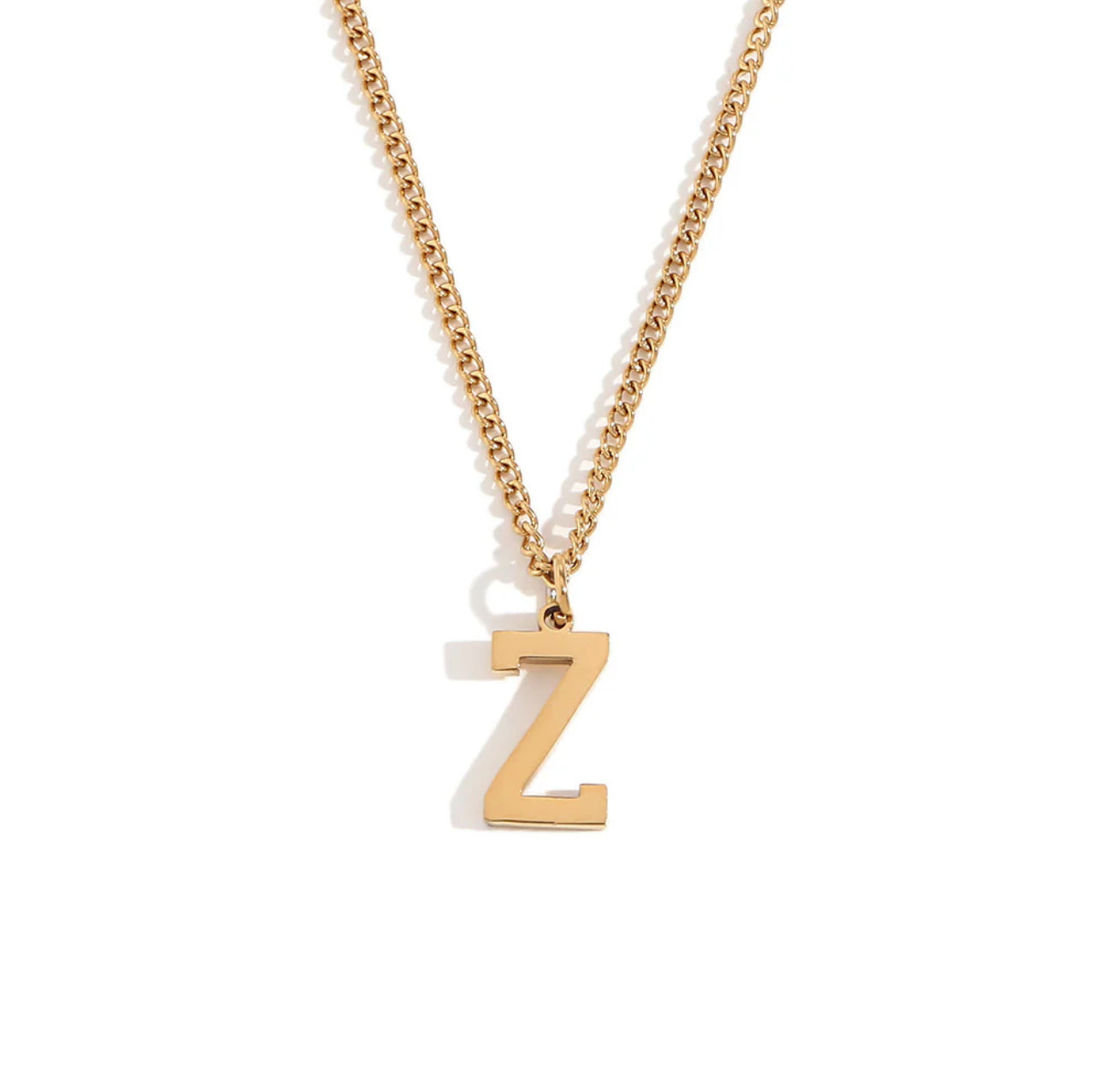 ‘Leah’ Gold Initial Necklace